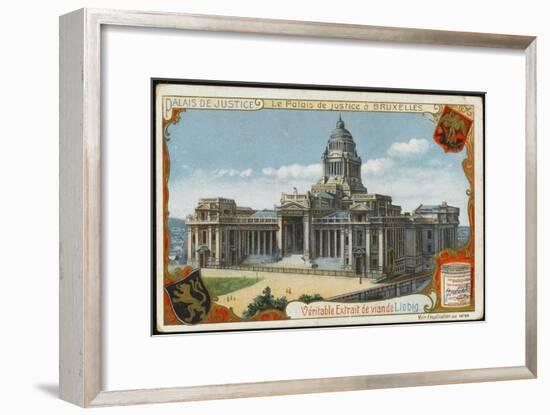 Brussels: Palais De Justice-null-Framed Art Print