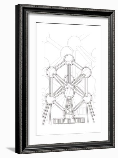 Brussels-Cristian Mielu-Framed Art Print