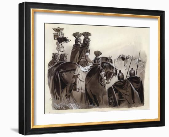 Brutus and Cassius Dead-Angus Mcbride-Framed Giclee Print