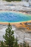 Lightining Illuminates The Sunset Sky Over Biscuit Basin, Yellowstone National Park-Bryan Jolley-Framed Photographic Print