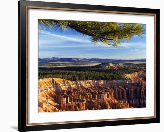 Bryce Canyon National Park, Colourful Rock Pinnacles, Hoodoos at Inspiration Point, Utah-Christian Kober-Framed Photographic Print