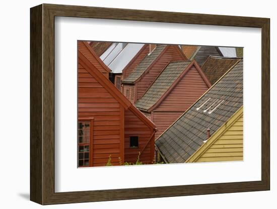 Bryggen, Bergen, UNESCO World Heritage Site, Hordaland, Norway, Scandinavia, Europe-Gary Cook-Framed Photographic Print