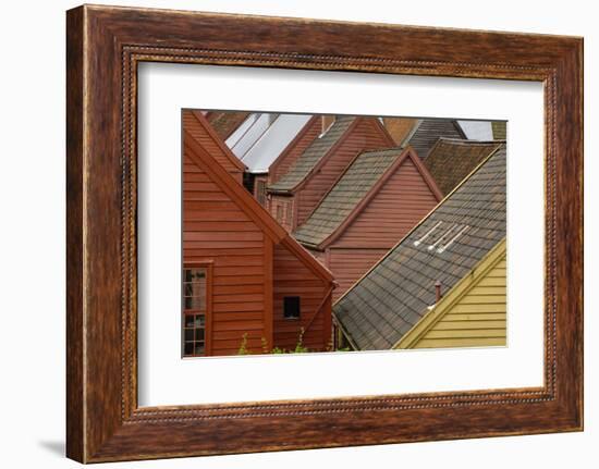 Bryggen, Bergen, UNESCO World Heritage Site, Hordaland, Norway, Scandinavia, Europe-Gary Cook-Framed Photographic Print