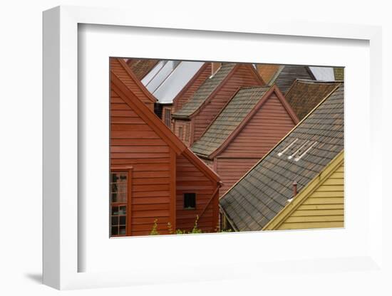 Bryggen, Bergen, UNESCO World Heritage Site, Hordaland, Norway, Scandinavia, Europe-Gary Cook-Framed Photographic Print