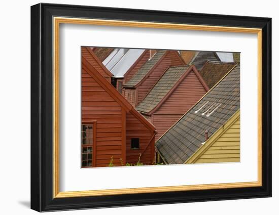 Bryggen, Bergen, UNESCO World Heritage Site, Hordaland, Norway, Scandinavia, Europe-Gary Cook-Framed Photographic Print