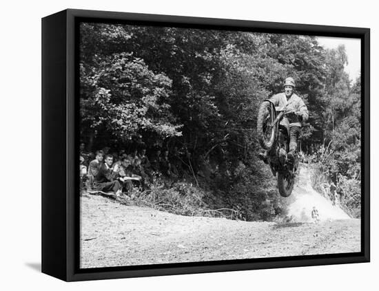 Bsa Motorbike Competing in the Motocross Des Nations, 1952-null-Framed Premier Image Canvas