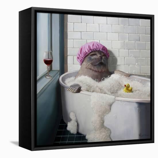 Bubble Bath-Lucia Heffernan-Framed Stretched Canvas