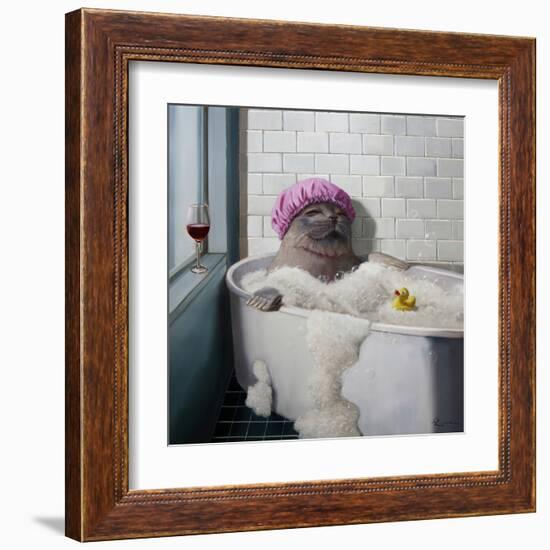 Bubble Bath-Lucia Heffernan-Framed Art Print