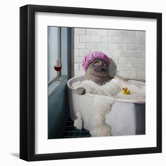 Bubble Bath-Lucia Heffernan-Framed Art Print