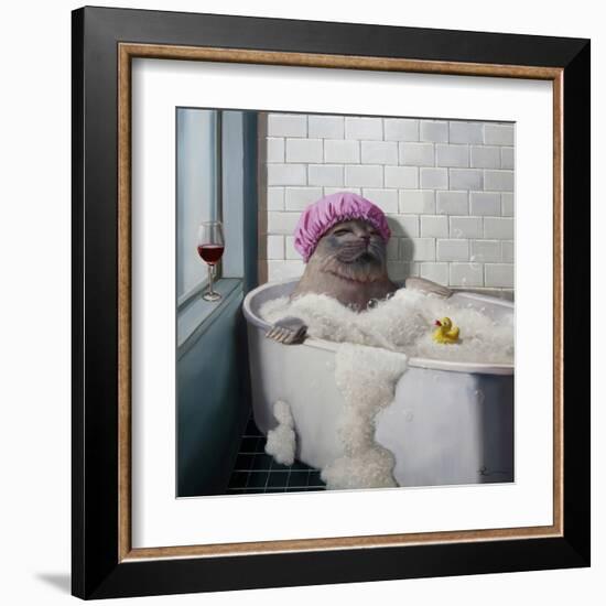 Bubble Bath-Lucia Heffernan-Framed Art Print