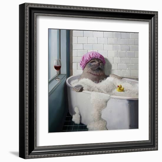 Bubble Bath-Lucia Heffernan-Framed Art Print