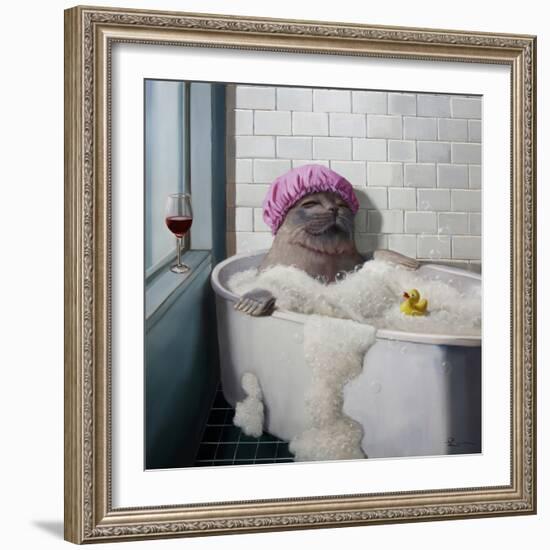 Bubble Bath-Lucia Heffernan-Framed Art Print