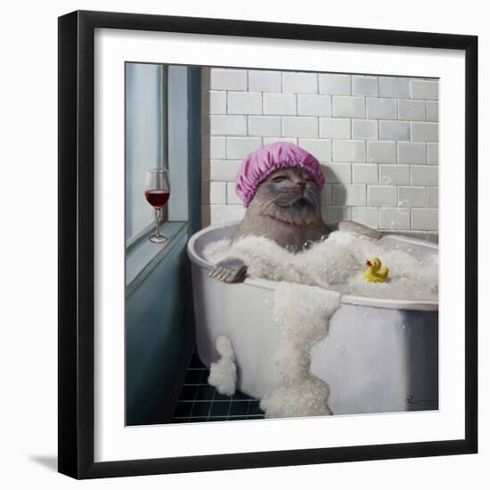 Bubble Bath-Lucia Heffernan-Framed Art Print