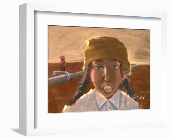 Bubble Gum Girl-Zhang Yong Xu-Framed Giclee Print