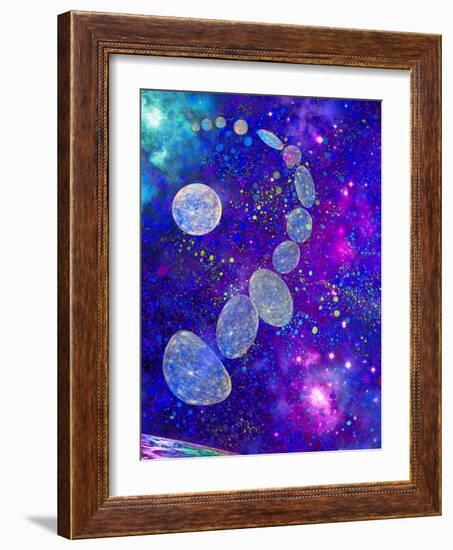 Bubble Moon-MusicDreamerArt-Framed Giclee Print