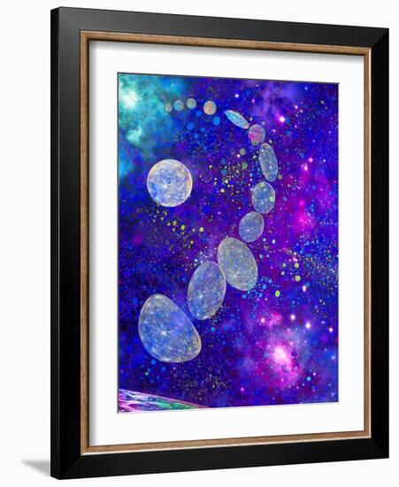 Bubble Moon-MusicDreamerArt-Framed Giclee Print