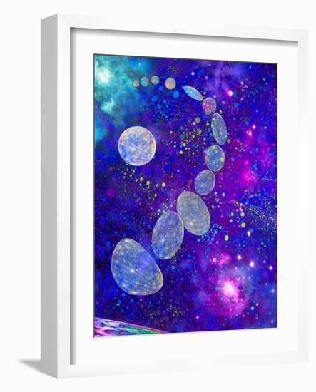 Bubble Moon-MusicDreamerArt-Framed Giclee Print