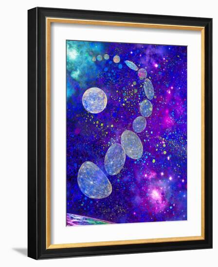 Bubble Moon-MusicDreamerArt-Framed Giclee Print