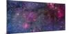 Bubble Nebula and Cave Nebula Mosaic-Stocktrek Images-Mounted Photographic Print