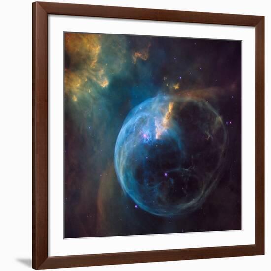 Bubble Nebula (NGC 7635)-null-Framed Art Print