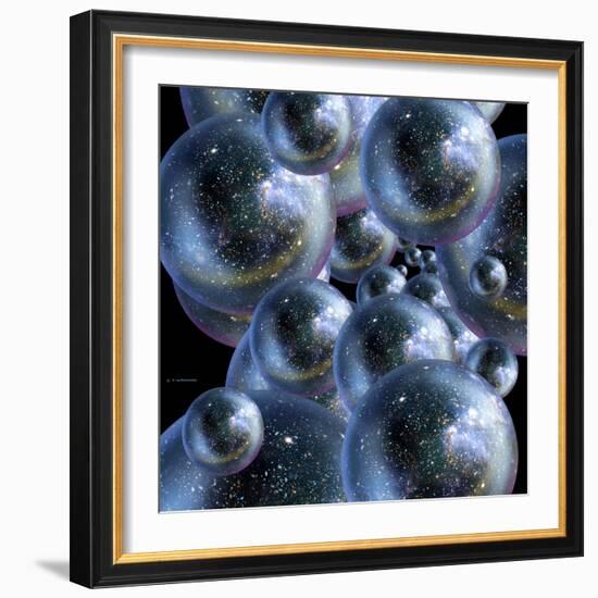 Bubble Universes-Detlev Van Ravenswaay-Framed Premium Photographic Print