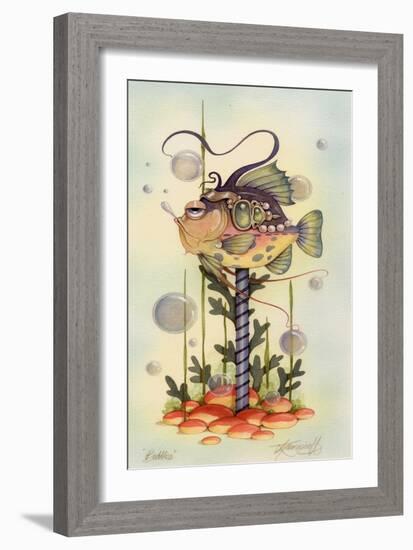 Bubbles 1-Linda Ravenscroft-Framed Giclee Print