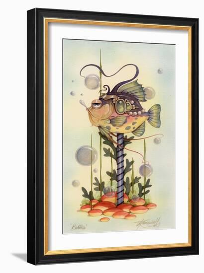 Bubbles 1-Linda Ravenscroft-Framed Giclee Print