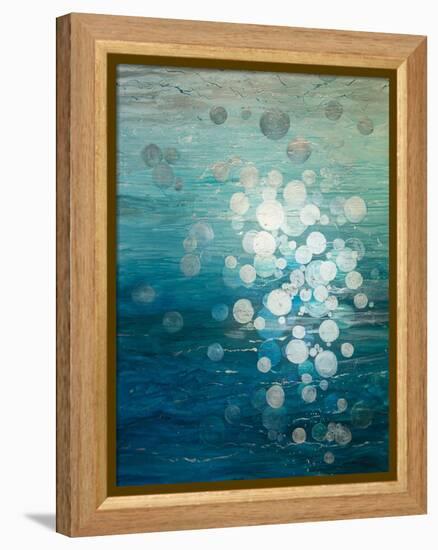 Bubbles 2-Margaret Coxall-Framed Premier Image Canvas