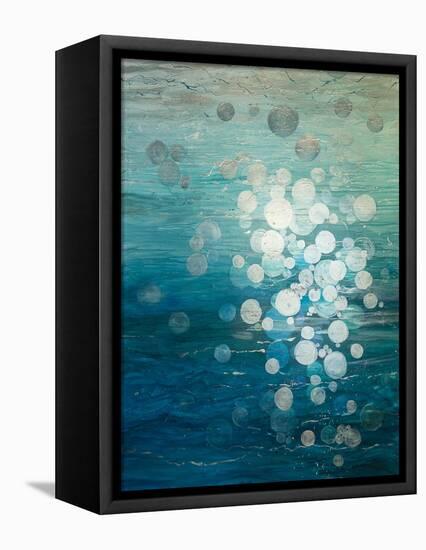 Bubbles 2-Margaret Coxall-Framed Premier Image Canvas