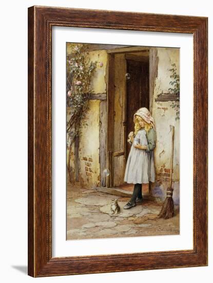 Bubbles for Kitty, 1908-Charles Edward Wilson-Framed Giclee Print