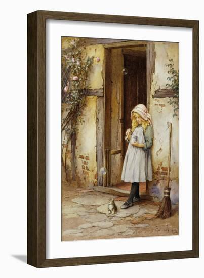 Bubbles for Kitty-Charles Edward Wilson-Framed Giclee Print