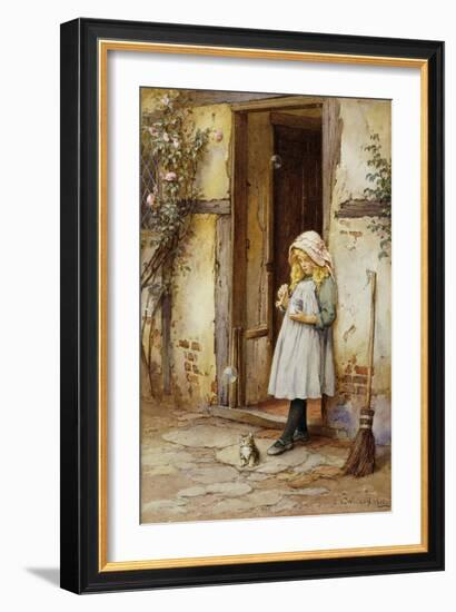 Bubbles for Kitty-Charles Edward Wilson-Framed Giclee Print