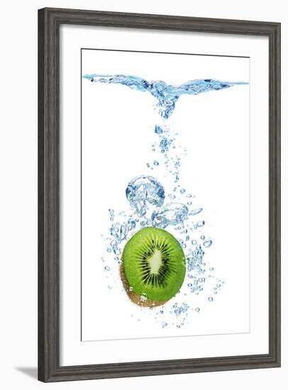 Bubbles In Blue Water-Irochka-Framed Photographic Print