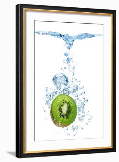 Bubbles In Blue Water-Irochka-Framed Photographic Print