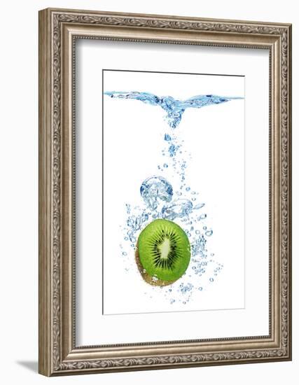 Bubbles In Blue Water-Irochka-Framed Photographic Print