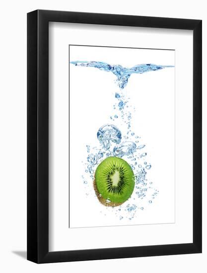 Bubbles In Blue Water-Irochka-Framed Photographic Print