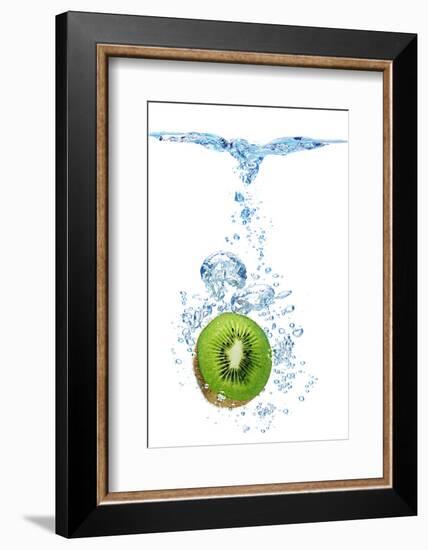 Bubbles In Blue Water-Irochka-Framed Photographic Print