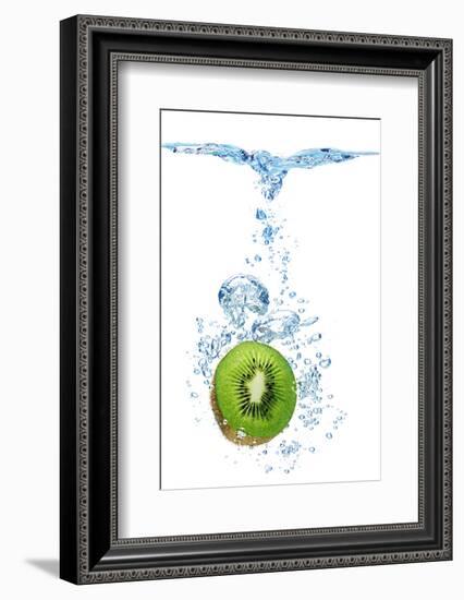 Bubbles In Blue Water-Irochka-Framed Photographic Print