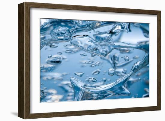 Bubbles In Gel-like Liquid-PASIEKA-Framed Photographic Print