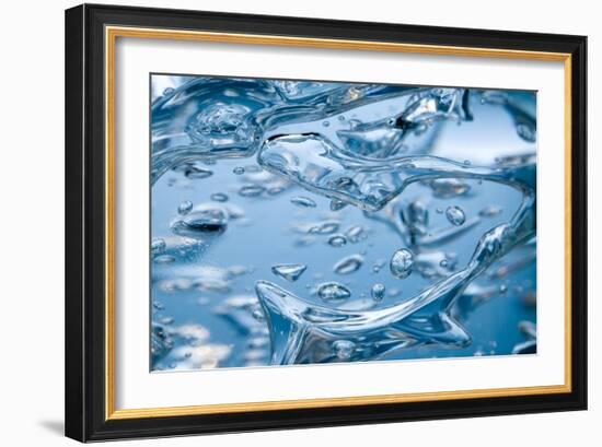 Bubbles In Gel-like Liquid-PASIEKA-Framed Photographic Print