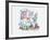 Bubbles on the Head-Bill Bell-Framed Giclee Print