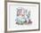 Bubbles on the Head-Bill Bell-Framed Giclee Print