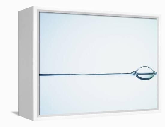 Bubbles on Water Surface-Taro Yamada-Framed Premier Image Canvas