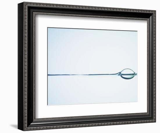 Bubbles on Water Surface-Taro Yamada-Framed Photographic Print