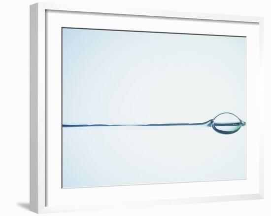 Bubbles on Water Surface-Taro Yamada-Framed Photographic Print