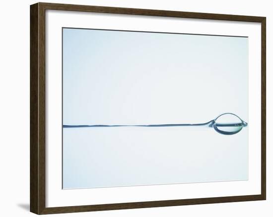 Bubbles on Water Surface-Taro Yamada-Framed Photographic Print