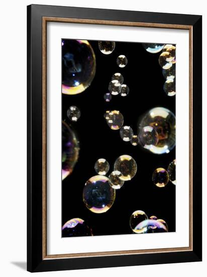 Bubbles-Crown-Framed Photographic Print