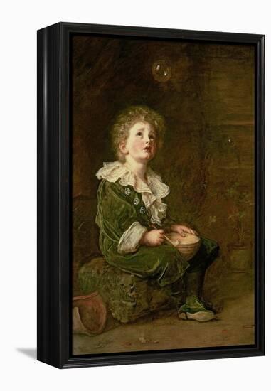 Bubbles-John Everett Millais-Framed Premier Image Canvas