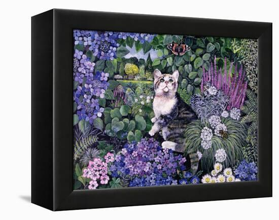 Bubbles-Hilary Jones-Framed Premier Image Canvas