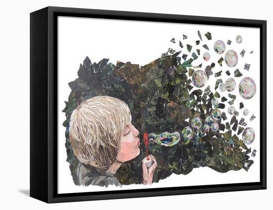 Bubbles-Kirstie Adamson-Framed Premier Image Canvas